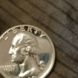 1962 Type B Washington Quarter