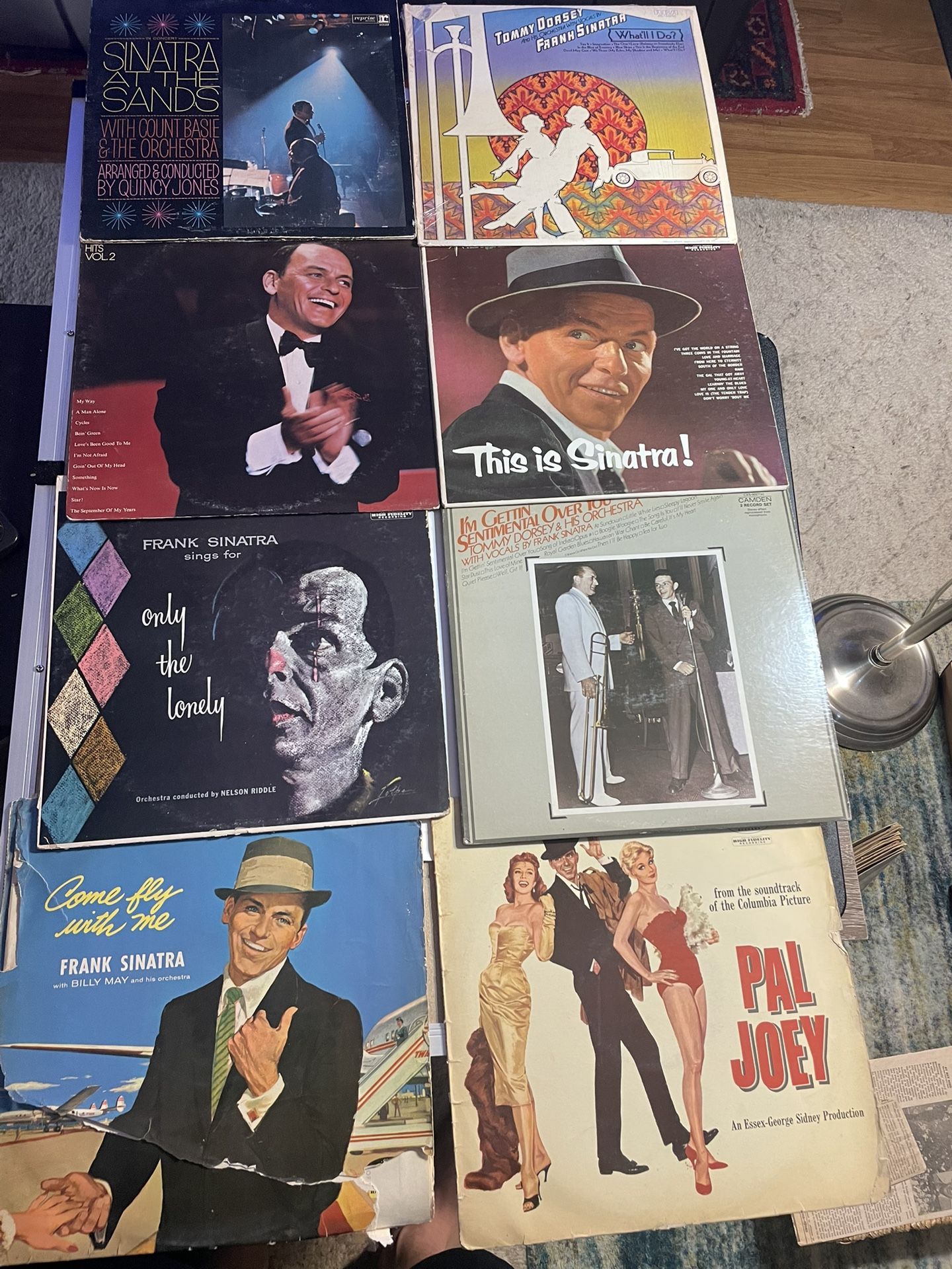 Frank Sinatra Vinyl LP collection. 14 albums good...