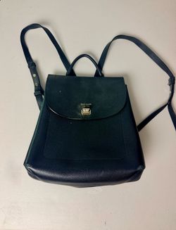 Kate Spade New York Black Leather Backpack