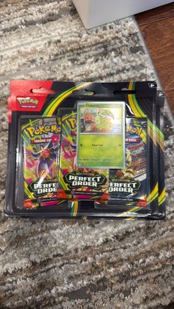 Perfect Order 3 Pack Blister Chikorita Promo