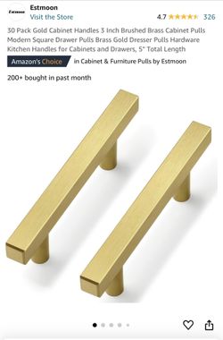 11 NEW 3” Cabinet Handles