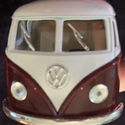 Extremely Popular Red & White Vintage VW Van Collectable Toy Car