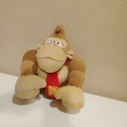 Super Mario DONKEY KONG GORILLA 12" STUFFED ANIMAL 2016