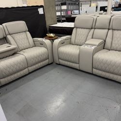 Top Quality Leather Reclining Sofa Sets Only @ Furniture Love ❤️ Same Day Delivery 