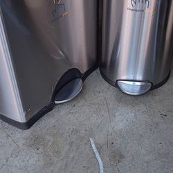 Two Trash Can