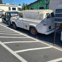 1959 Forn Truck Van, Lots Extra Parts