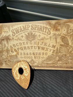 Swamp Spirits Wooden Ouija Board with Planchette
