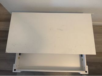 White Floating Wall Shelf - Modern Storage Cabinet, Easy Install