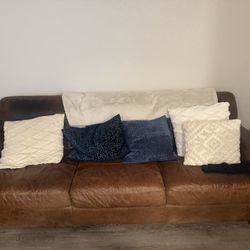 2 Leather Couch *Set*