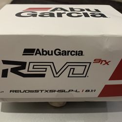 NEW Abu Garcia REVO STX 8.1:1 Ratio 11 bearing LH Baitcast Reel