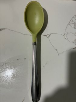 Princess House Vintage Spoon with Yellow Plastic Bowl