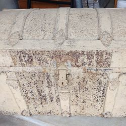 antique dome-top trunk