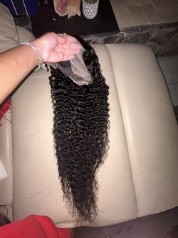 100% Human Hair 40 Inch Curly Wig 