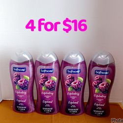 Softsoap exfoliating body wash 20oz