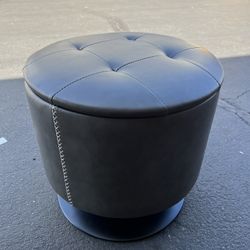 Swivel Storage Ottoman
