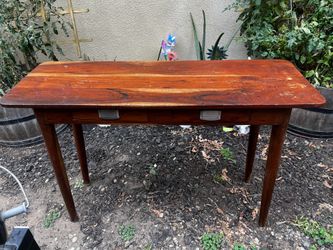 Wood table