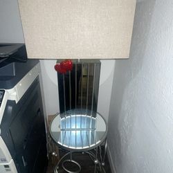 Lamp and table