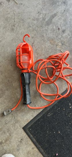 Portable Corded Work Light with Cage