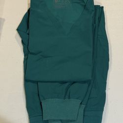 Figs Hunter Green Medium Petite Zamora Jogger with Small Rafaela