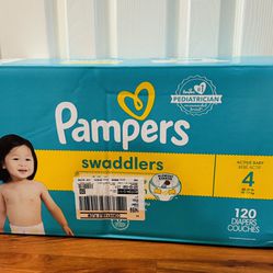 Pampers diapers size 4 (120 Count)