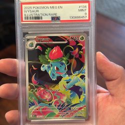 Pokemon Cards Ivysaur Illustration Rare PSA 9