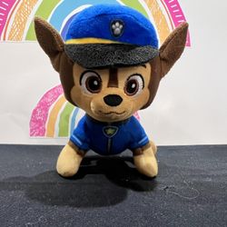 PAW PATROL CHASE SMALL 4 1/2 INCH PLUSH STOCKING STUFFER