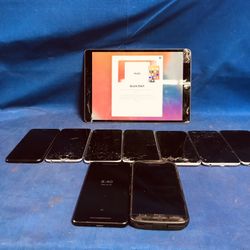 Lot of 10 I Phones / One I Pad / Google Phone 