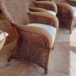 $49 PER EACH - Beautiful chairs that need some tlc  outdoor furniture pool deck patio balcony porch Need Repairs