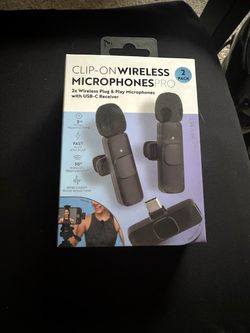 MVMT Wireless Clip-On Microphones Pro – 2 Pack USB-C