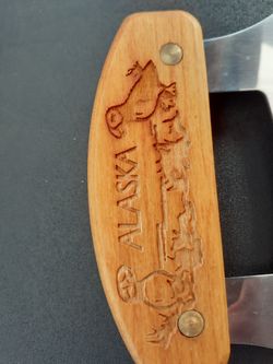 Alaskan kookaburra engraved Wooden Cutlery