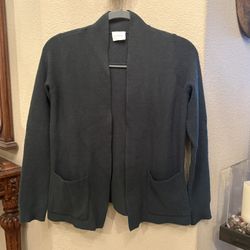 CYRUS Women Green Open-Front Cardigan Sweater Size Small