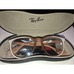 Brand NEW !! RAY BAN RB7046 5818  White Pink Eyeglasses. SIZE:51-18-140