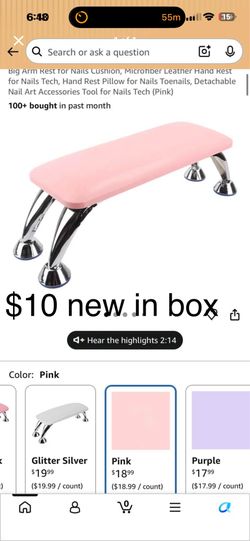 Nail arm rest