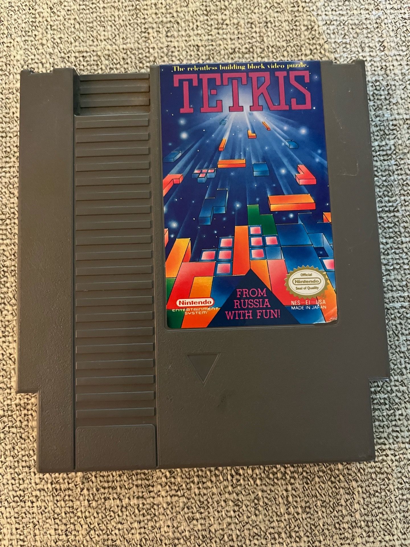 Tetris NES Nintendo Entertainment System