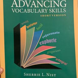 Advancing vocabulary skills short version fourth edition