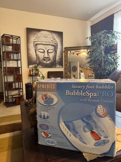 HoMedics BubbleSpa PRO Luxury Foot BubblerWith Remote Control