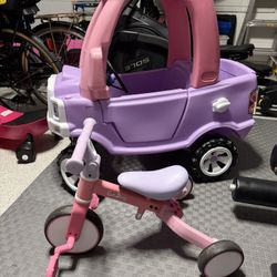 Toddler Ride On Truck And Tricycle 