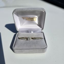 14k Gold Wedding Set
