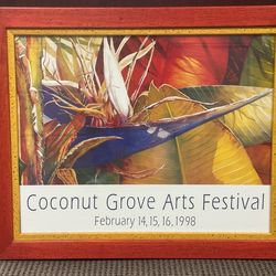 Coconut Grove Art Festival Posters Framed