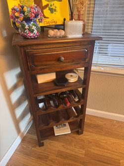 Wine Rack With Coasters