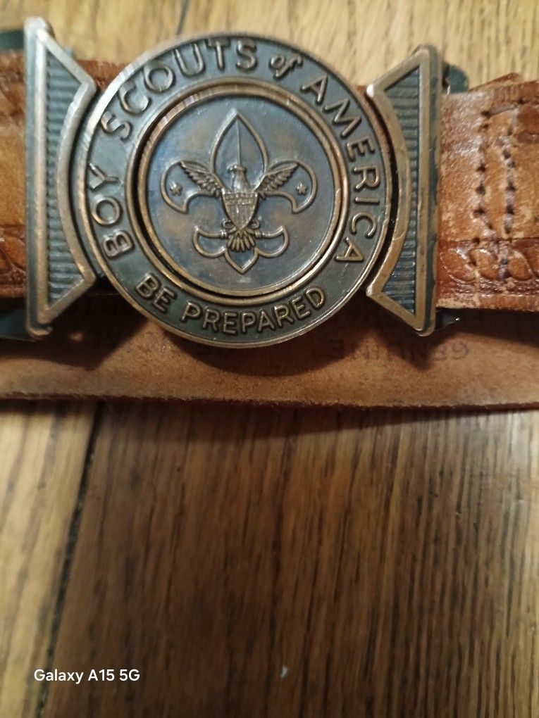 Vintage Original Boy Scouts Of America Belt