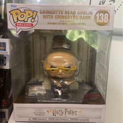 Gringotts Head Goblin With Gringotts Bank 