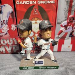 Open Box Bobblehead Angels Jaime Barria & Keynan Middleton