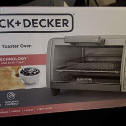 Black + Decker Stainless Steel Toaster Oven
