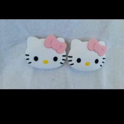 Hello Kitty Face Inspired Phone Grip Stand/ Pop Socket/Phone Holder Set Of 2