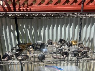 Solid metal one sided door handles
