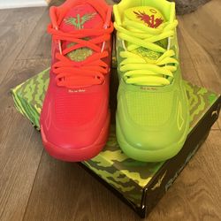 Rick And Morty Basketball Shoes, Worn Once And Has Box