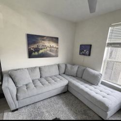 GREY SECTIONAL 🩶🩶 Traditional Style 🩶🩶