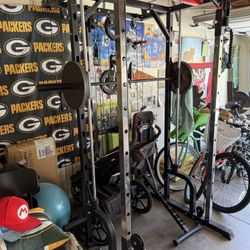 Multifunctional All In One Power Rack And Pulling System 