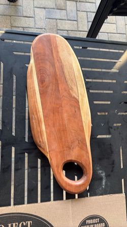 Large Wooden Cutting Board with Handle